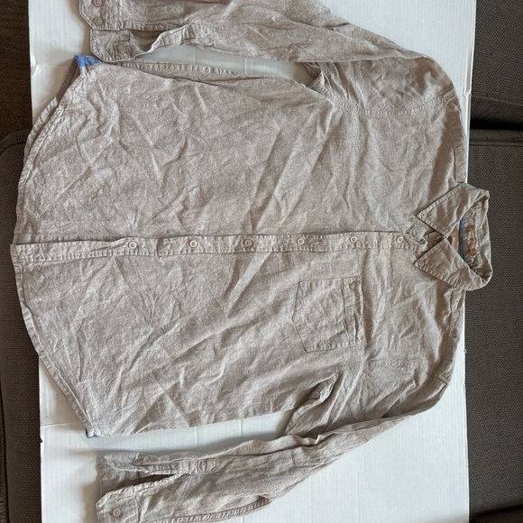 Bruno Beige Button-Up Shirt - Picture 1 of 5